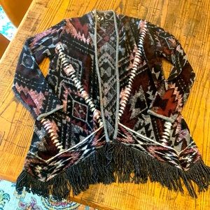 Lucky Brand Boho Cardigan - size S